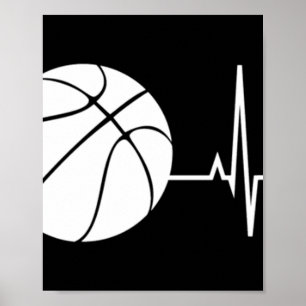 Poster Treinador de Basquete para pulsação Ekg