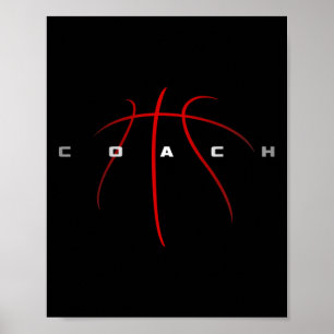 Poster Treinador de basquetebol 1