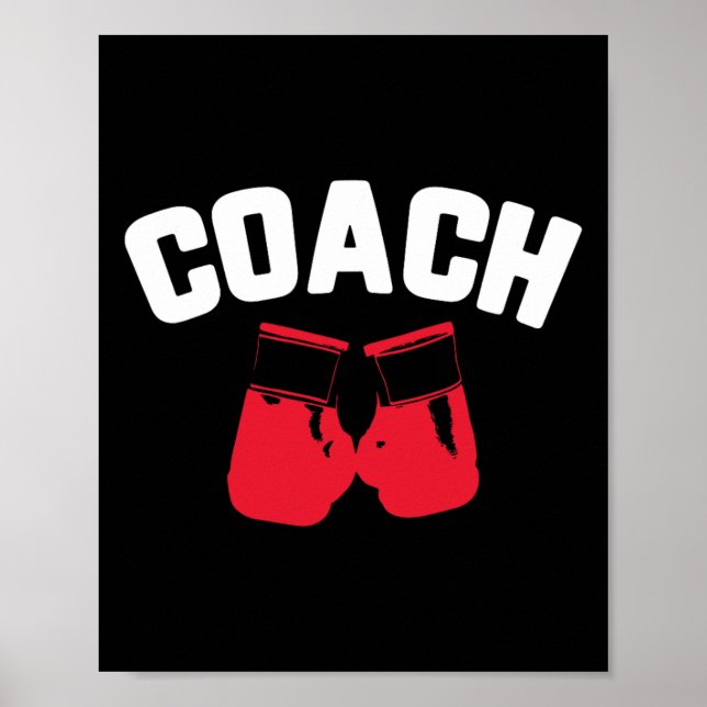 Poster Treinador de Boxing 1 (Frente)