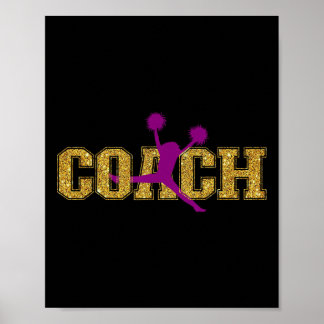 Poster Treinador de Cheerleading Cheer Treinador 