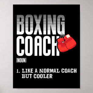 Poster Treinador de definição de esportes engraçados