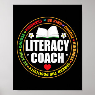 Poster Treinador de Literacia Mulheres Lendo Professores