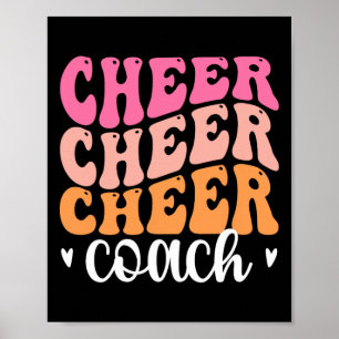 Poster Treinador de Torcida Treinador de Cheerleading Tre