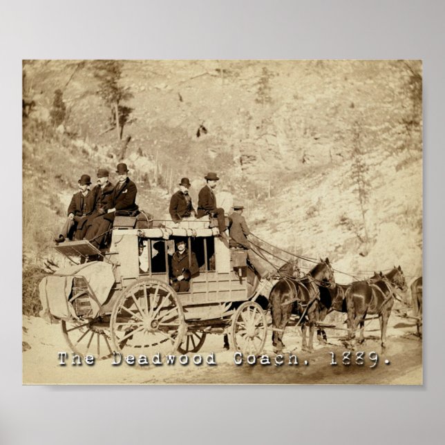 Poster Treinador Deadwood 1889 (Frente)