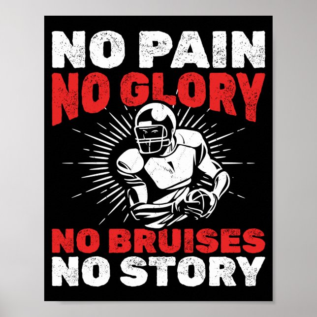 Poster Treinador do jogador de futebol Engraçado (Frente)