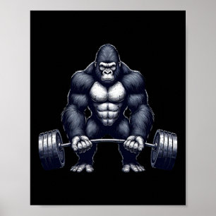 Poster Treinamento de academia de condicionamento físico