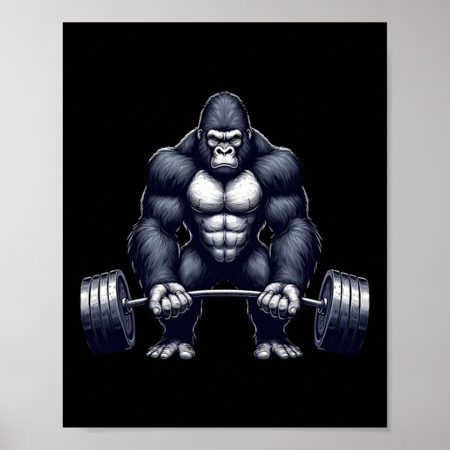 Poster Treinamento de academia de condicionamento físico  (Frente)