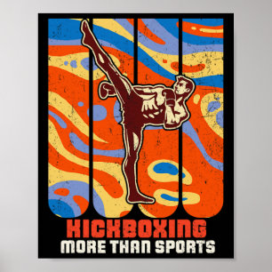 Poster Treinamento de Arte Marcial de Kickboxing Karate T