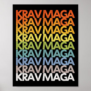 Poster Treinamento de Autodefesa Krav Mega Artes Marciais