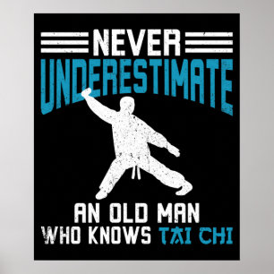 Poster Treinamento Tai Chi Old Man Tai Chi