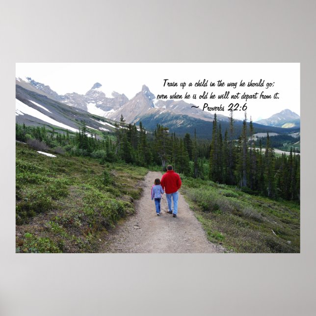 Pôster Treinar uma criança... (Frente)