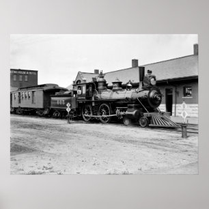 Poster Treine em Tracy, Minnesota, 1900s adiantados