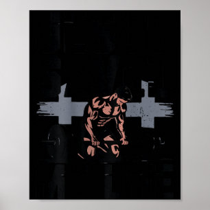 Poster Treino Cristão Jesus Cristo Salvou Minha Vida Acad