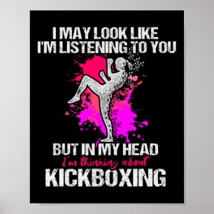 Poster Treino de Kickboxing Audioso de Kick Boxing