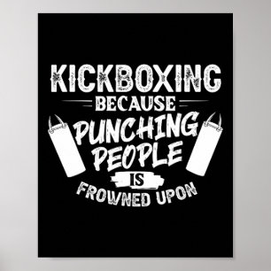 Poster Treino de Kickboxing Cardio Iniciante Kickboxer _1