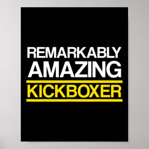 Poster Treino de Kickboxing Incrível de Boxe