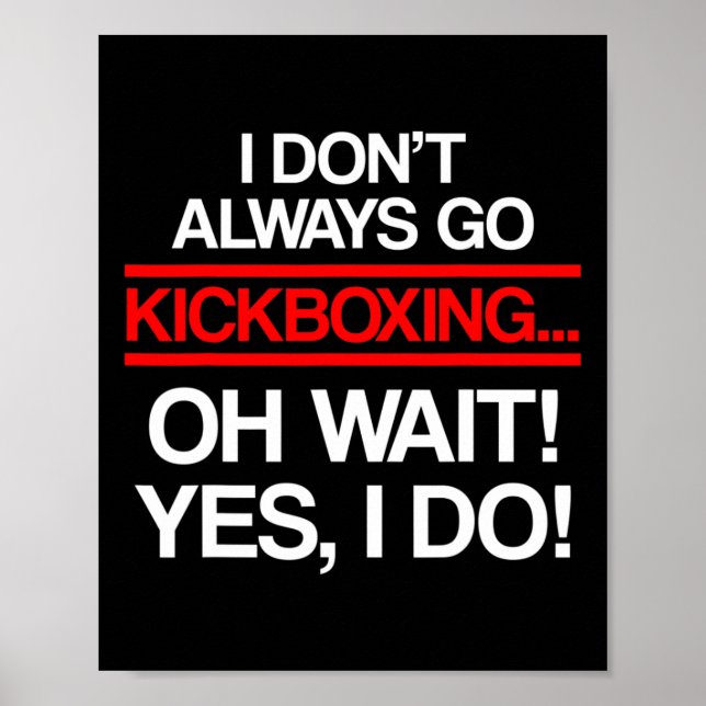 Poster Treino de Kickboxing Sempre Kick Boxing _1 (Frente)