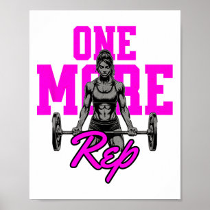 Poster Treinos de musculação femininos engraçados Fisicul