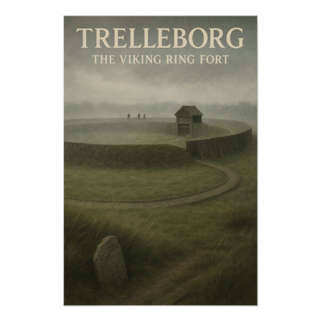 PÔSTER TRELLEBORG — O FORTALECIMENTO CIRCULAR VÍKINGUE (Frente)