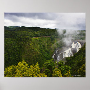 Poster Trem acima das quedas de Barron