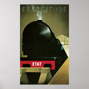 Pôster Trem da exatidão