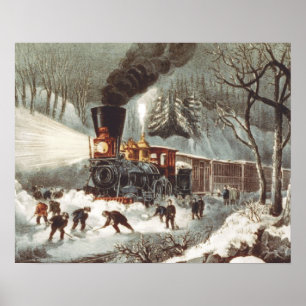 Poster Trem da neve do T