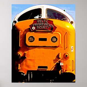 Pôster Trem diesel britânico Deltic
