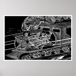 POSTER TREM DO VAPOR