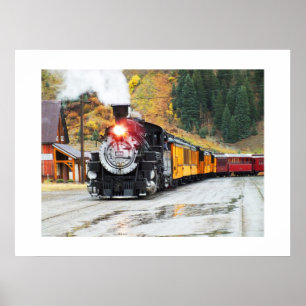 Poster Trem do vapor em Silverton