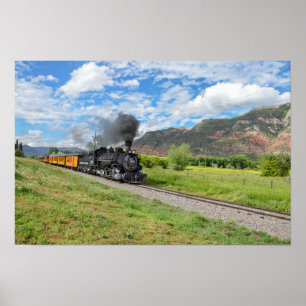 Poster Trem Durango & Silverton Narrow Gauge Railroad