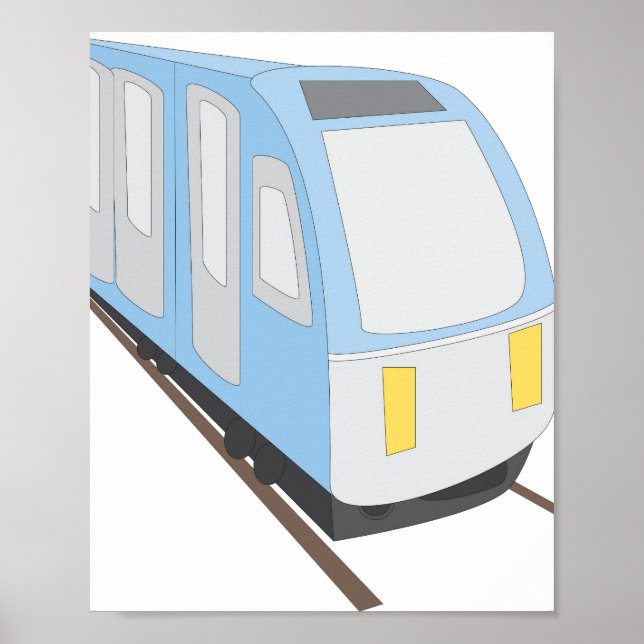 Poster Trem Ferroviário (Frente)
