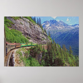 Poster Trem Histórico de Yukon, Canadá