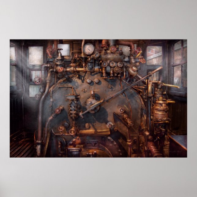 Poster Trem - Locomotiva - Furioso (Frente)
