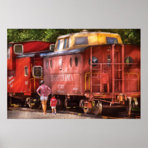 Pôster Trem - Pensilvânia, Região Norte Caboose, 477
