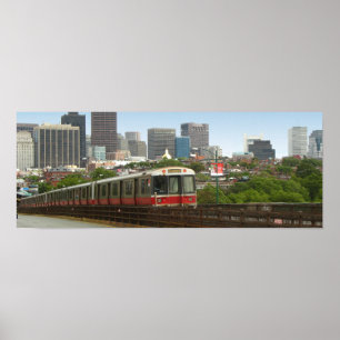 Pôster Trem que sae de Boston