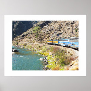 Poster Trem real do desfiladeiro