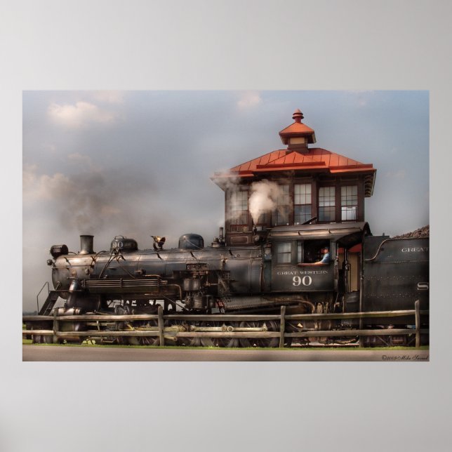 Pôster Trem - The Great Western 90 (Frente)