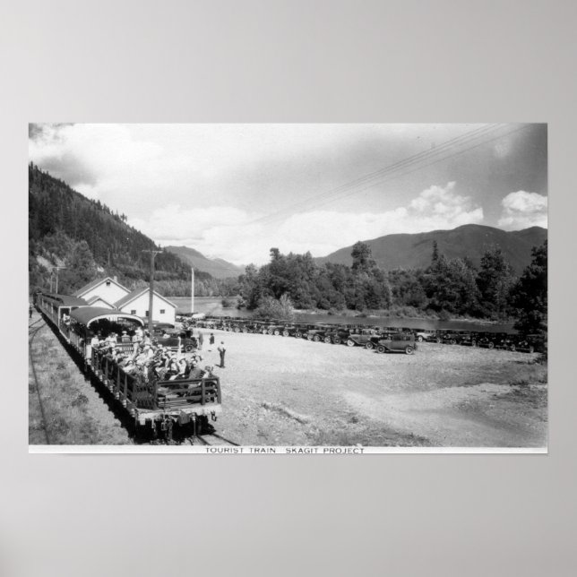 Pôster Trem Turístico do Projeto Skagit (Frente)