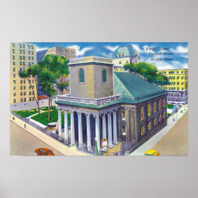 Poster Tremont Street View da Capela dos Reis (Frente)
