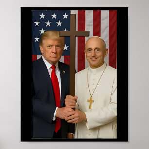 Poster Tremor E Camisa Pope - Deus abençoe Do Papa Leo Xi