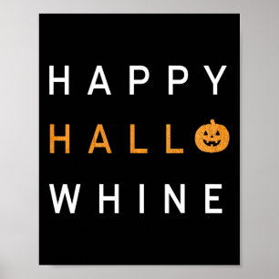 Poster Trendy Halloween Happy Hello Whine