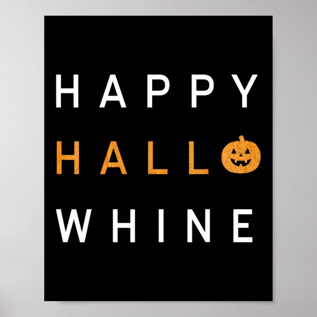 Poster Trendy Halloween Happy Hello Whine (Frente)