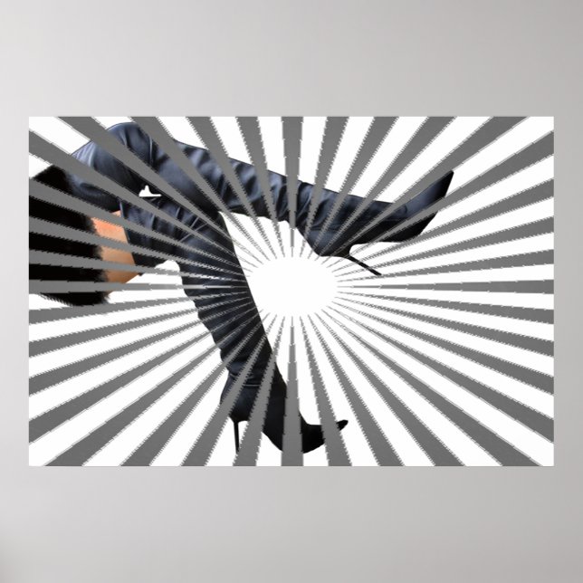 Pôster Trendy Thigh High Boot Art (Frente)