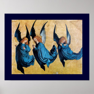 POSTER TRÊS ÂNGULOS EM AZUL