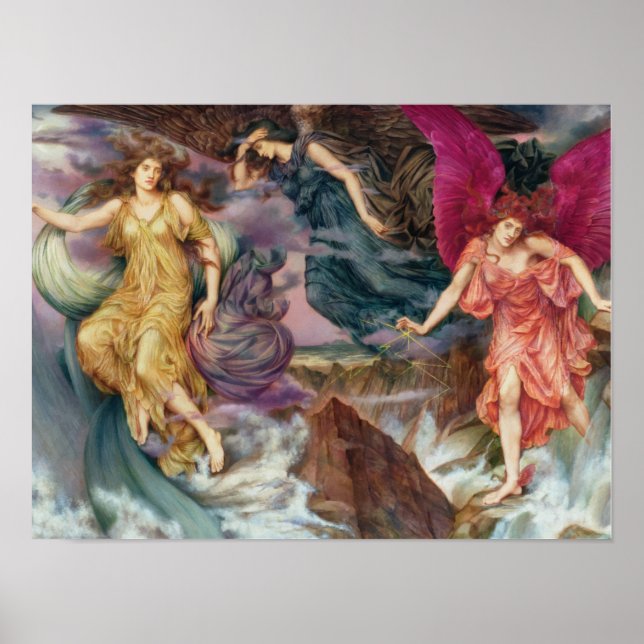 Poster Três anjos (Frente)