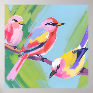 Poster Três Aves