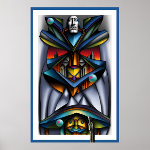 Poster Três Azeitonas e o Bartender de Tiki - Ken Gage Ar