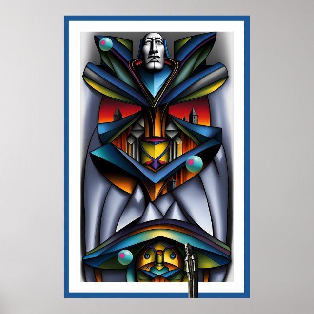 Poster Três Azeitonas e o Bartender de Tiki - Ken Gage Ar (Frente)