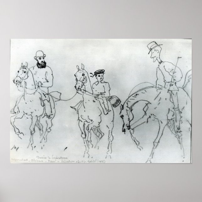 Pôster Três Cavalos (Frente)