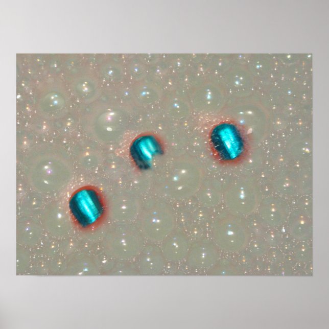 Pôster Três Dedos Na Espuma (Frente)